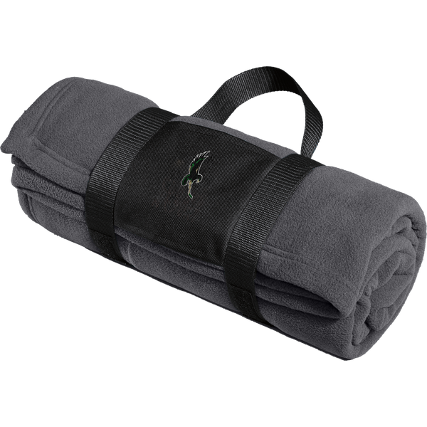 Wilmington Nighthawks Fleece Blanket with Carrying Strap