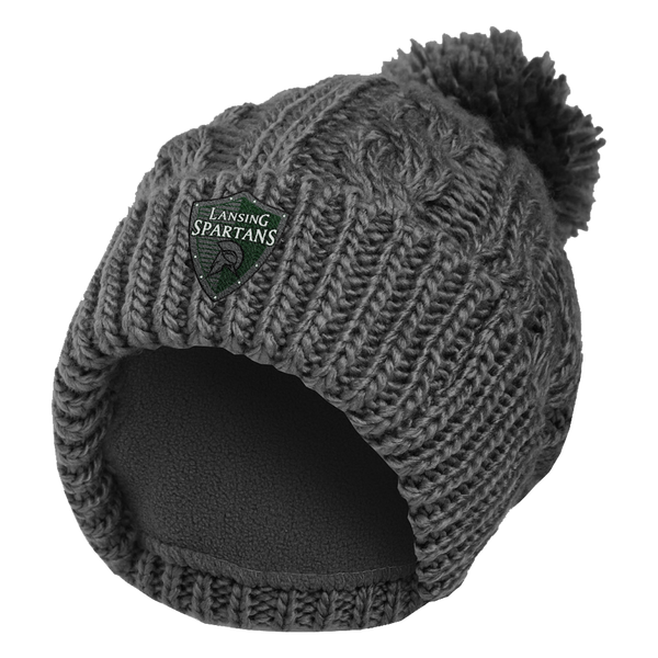Lansing Spartans Pom Beanie