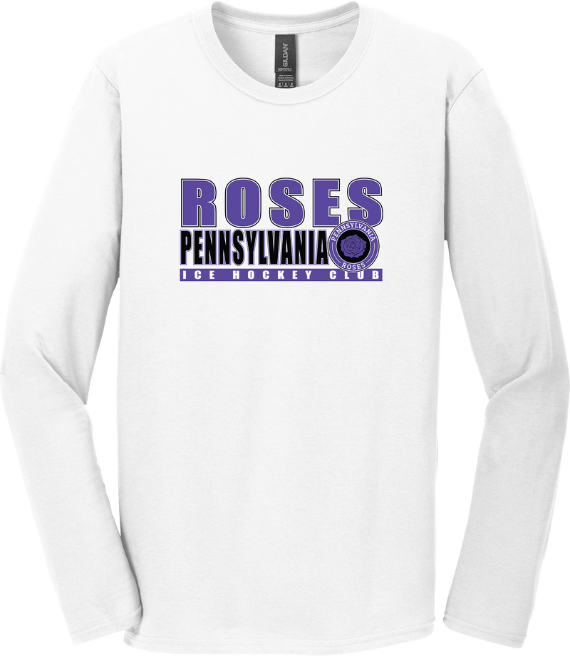 PA Roses Softstyle Long Sleeve T-Shirt