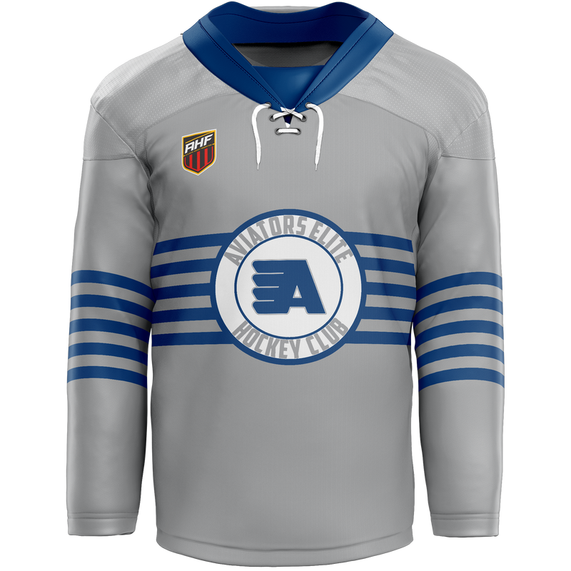 NJ Jets Aviators 8U Adult Player Hybrid Jersey