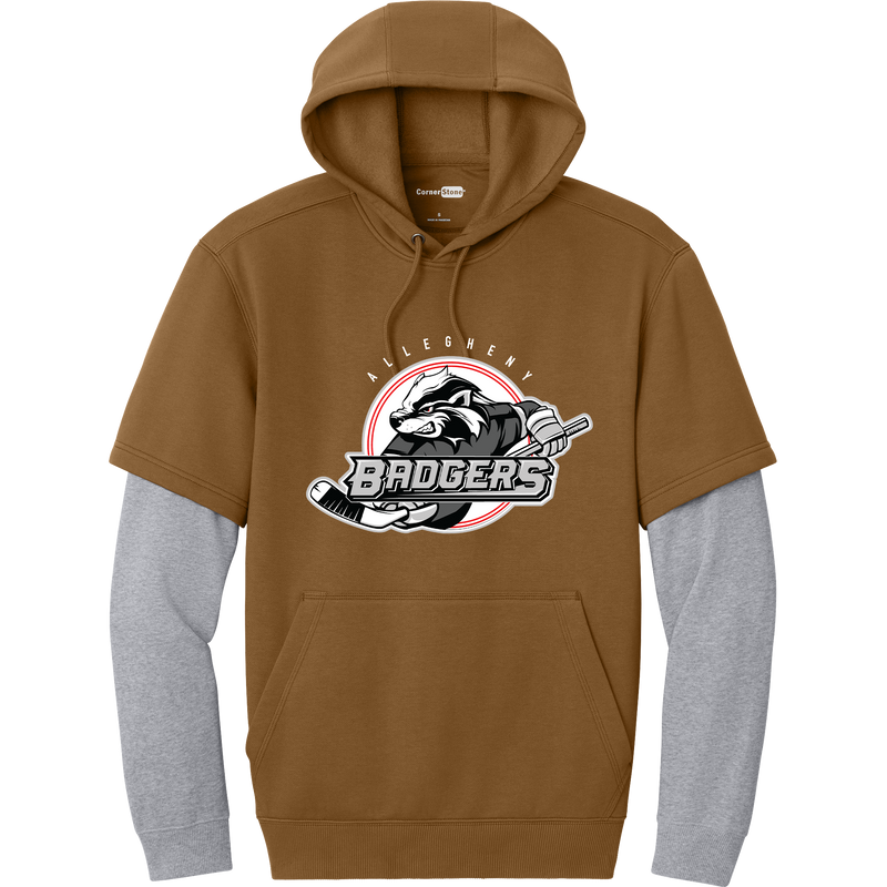 Allegheny Badgers Tough Fleece Layered Hoodie
