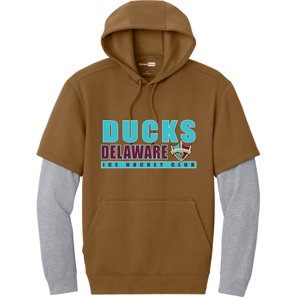 Delaware Ducks Tough Fleece Layered Hoodie