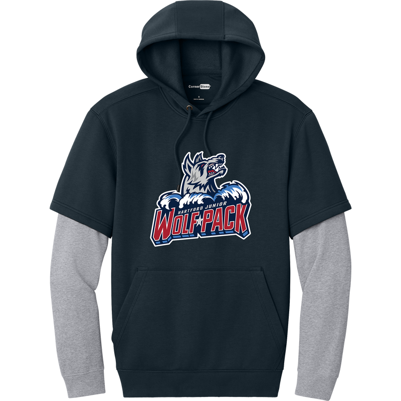 Hartford Jr. Wolfpack Tough Fleece Layered Hoodie