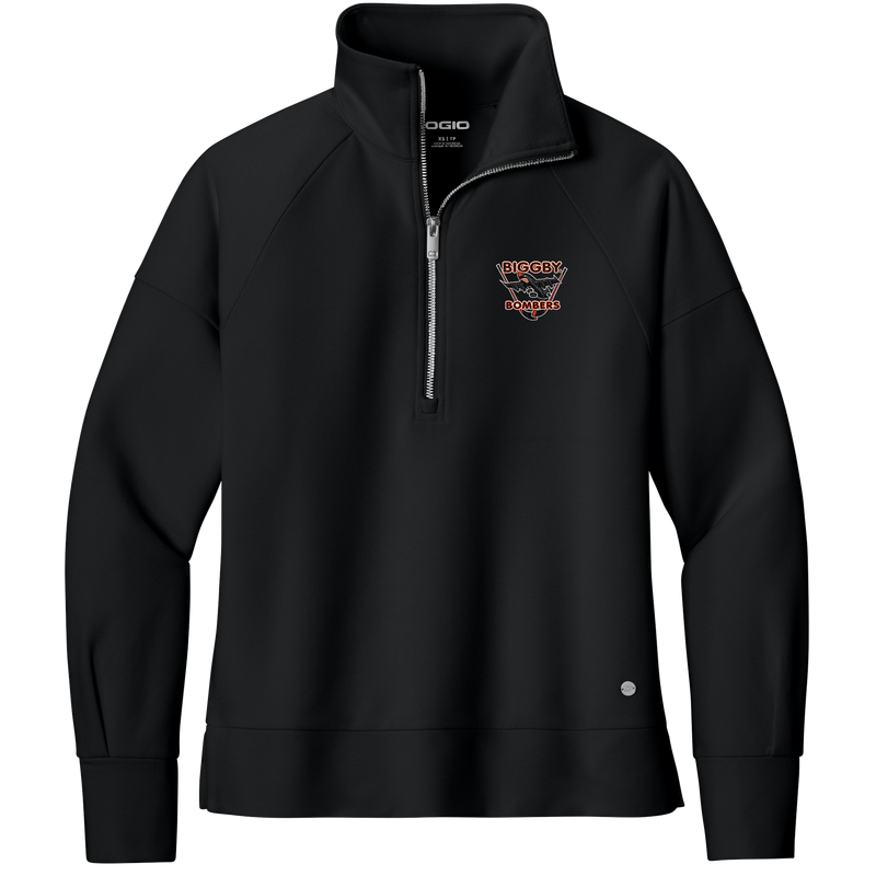 Biggby Bombers OGIO Women's Luuma 1/2-Zip