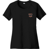 Biggby Bombers Ladies PosiCharge Tri-Blend Wicking Scoop Neck Raglan Tee