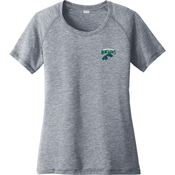 Kensington Valley Renegades Ladies PosiCharge Tri-Blend Wicking Scoop Neck Raglan Tee