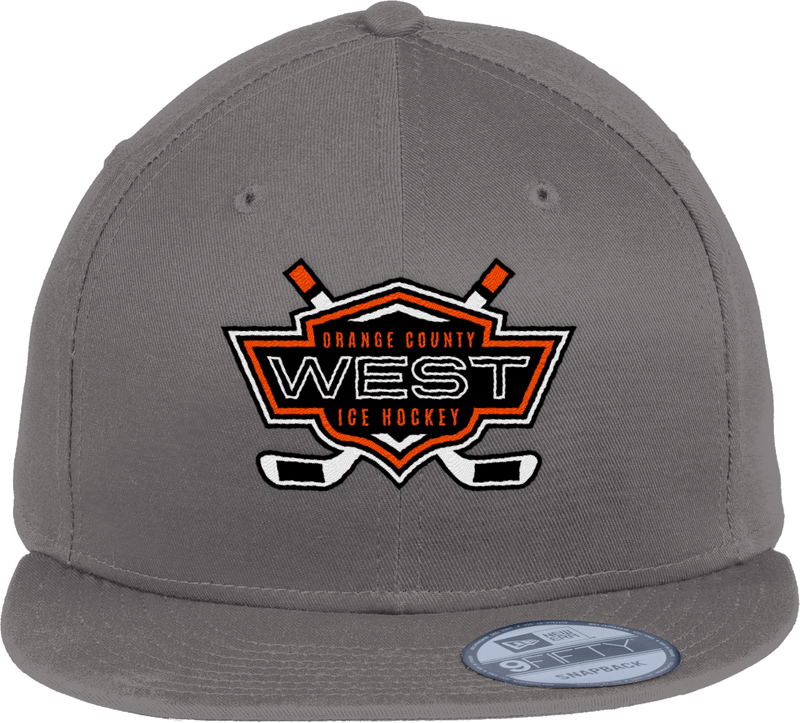 Orange County West New Era Flat Bill Snapback Cap