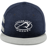 Jr. Herd New Era Shadow Heather Striped Flat Bill Snapback Cap