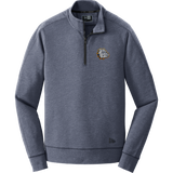 Chelsea Bulldogs New Era Tri-Blend Fleece 1/4-Zip Pullover