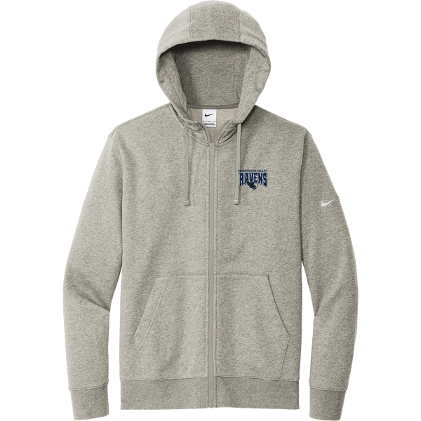 Kensington Valley Ravens Nike Club Fleece Sleeve Swoosh Full-Zip Hoodie