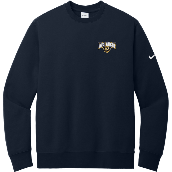 Avalanche Nike Club Fleece Sleeve Swoosh Crew