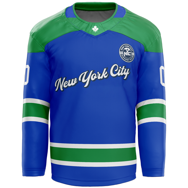 NYC Hockey Club Youth Player Cut and Sew Jersey