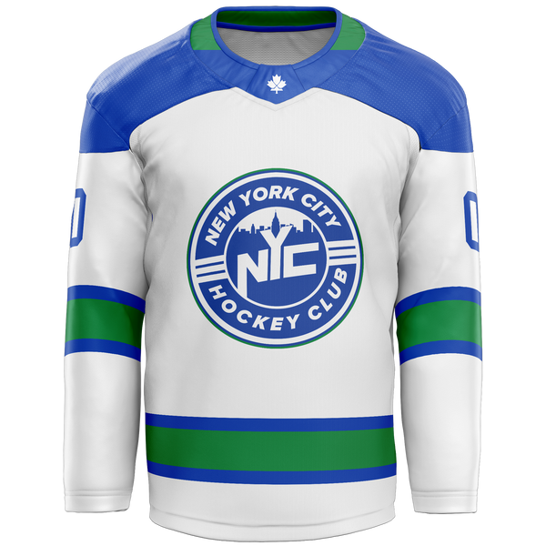 NYC Hockey Club Adult Player Cut and Sew Jersey
