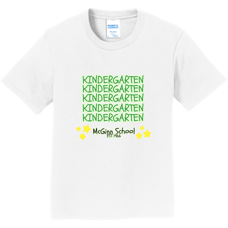 McGinn Elementary Youth 'Kindergarten' Fan Favorite Tee