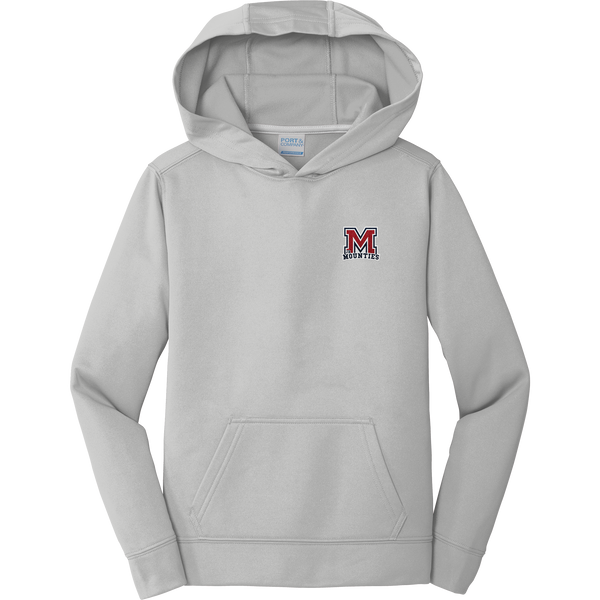 Jr. Mounties Youth Performance Fleece Pullover Hooded Sweatshirt