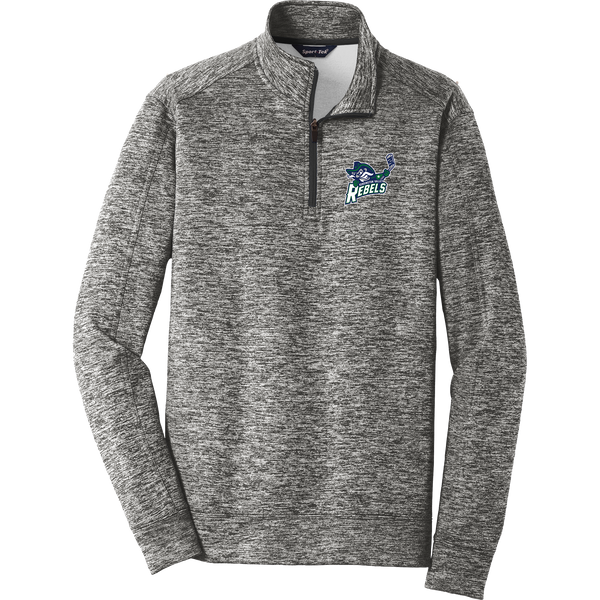 Kensington Valley Rebels PosiCharge Electric Heather Fleece 1/4-Zip Pullover