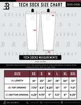 Ramapo Saints Tech Socks - Navy