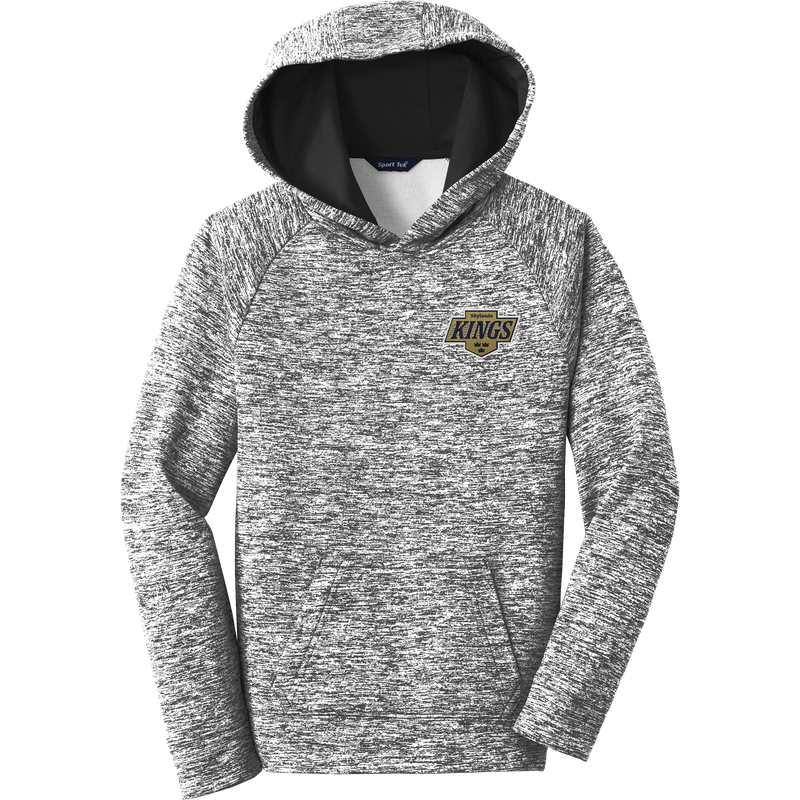 Skylands Kings Youth PosiCharge Electric Heather Fleece Hooded Pullover