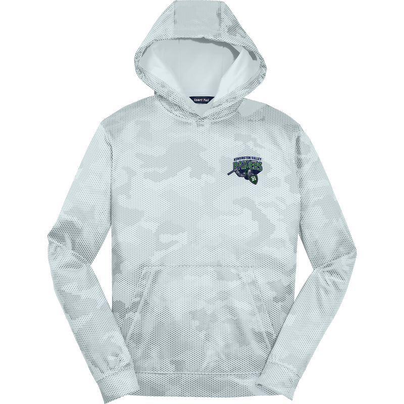 Kensington Valley Raiders Youth Sport-Wick CamoHex Fleece Hooded Pullover