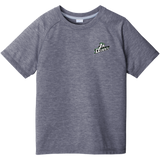 Junior Blades Youth PosiCharge Tri-Blend Wicking Raglan Tee