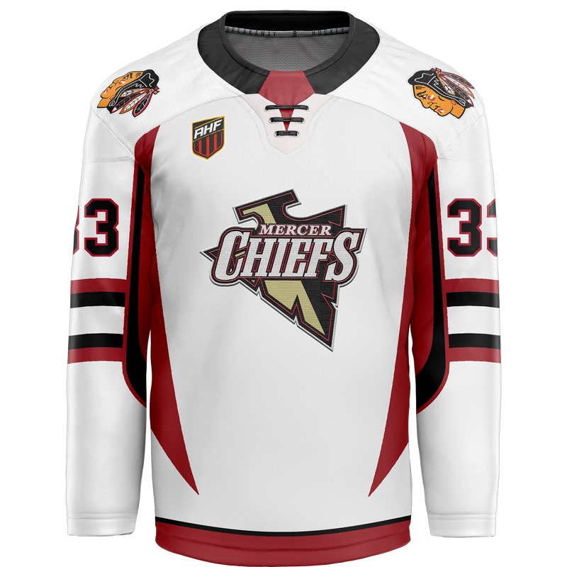 Mercer Chiefs Special Store Adult Player Cut and Sew Jersey